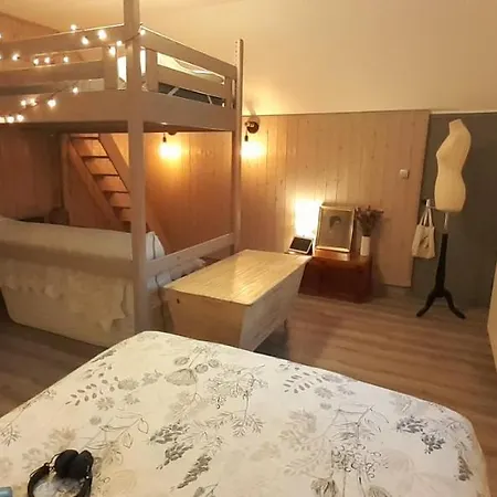 아파트 La Pierre Des Volcans Chaleureux Calme Champetre 아이다